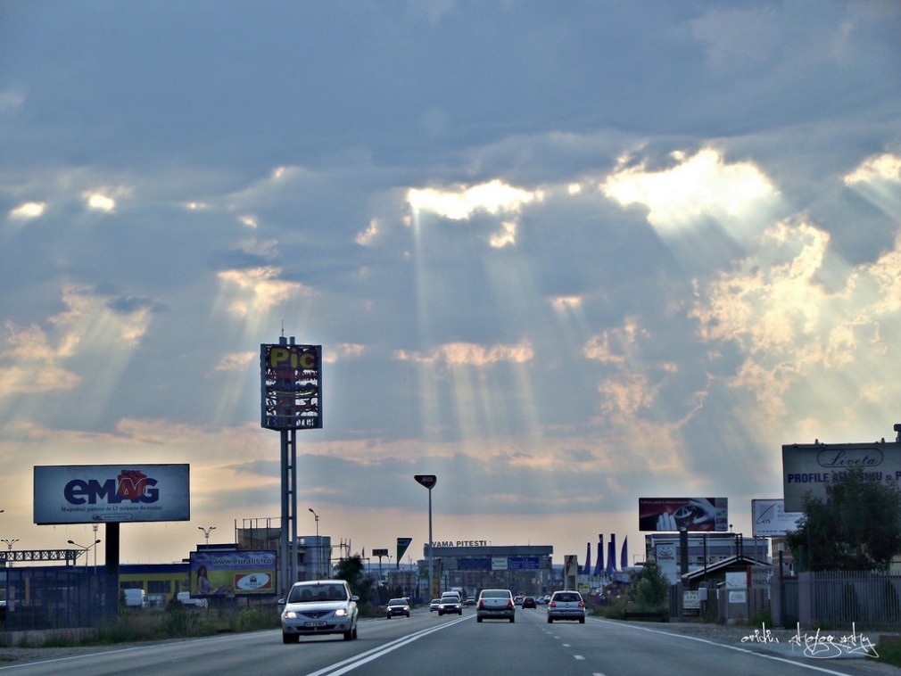 Circulaţie îngreunată pe A1, pe sensul Bucureşti - Piteşti