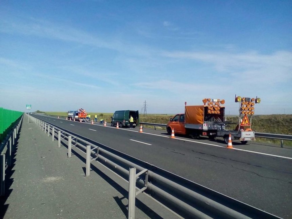 Trafic restricţionat pentru efectuarea de lucrări, pe Autostrada A1 Bucureşti - Piteşti