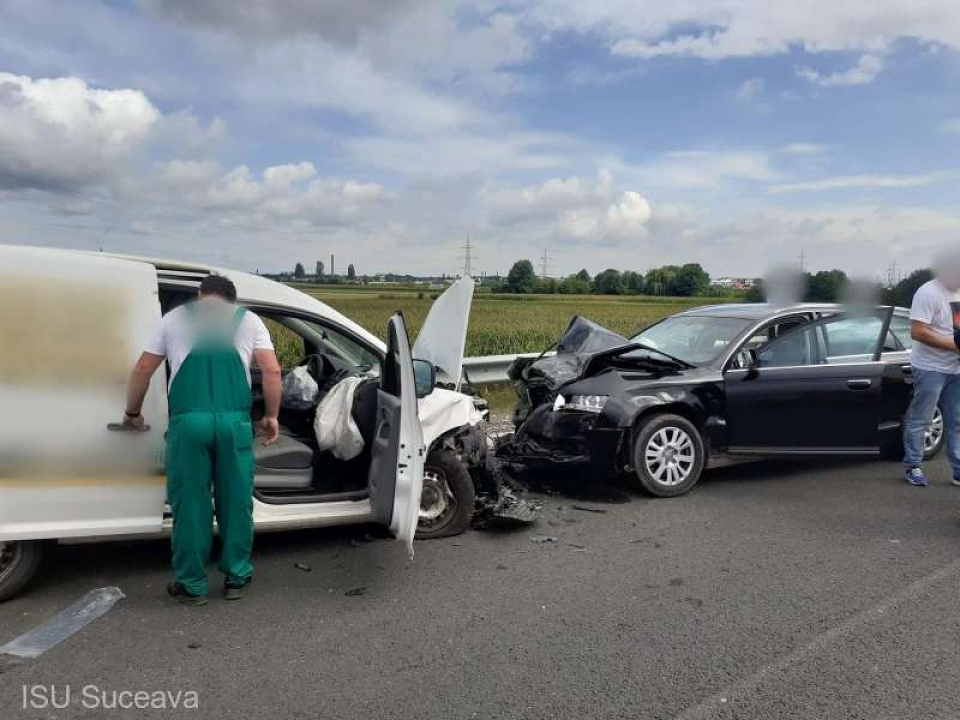 Un tânăr decedat şi doi copii răniţi într-un accident rutier la Rădăuţi